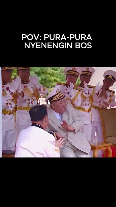 yang penting tepuk tangan dan ketawa karir🙈 #memes #funny #kimjongun #northkorea #fyp