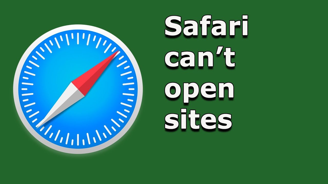 if safari can't open a website