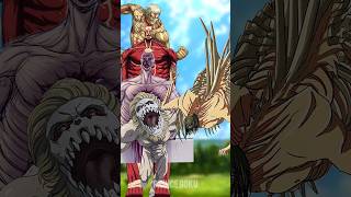 Armored Titan & Colossal Titan & Rod Reiss & Jaw Titan Vs Eren Yeager ⚔️😱 |#eren#aot#fypシ#fyp