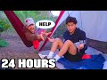 Surviving 24 HOURS in the FOREST!!