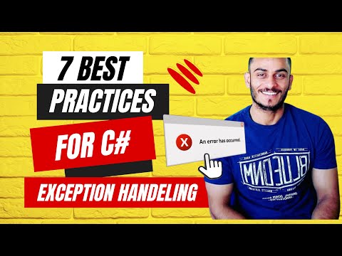 Best practices for Exception handeling in C#
