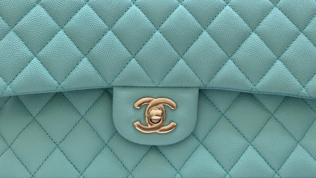 Chanel Tiffany Blue Classic Flap bag unboxing | CRUISE 2019 | Chanel La  Pausa - YouTube