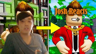 Josh React to Poor to Rich: Becoming Successful *FULL MOVIE* (A Sad Roblox Movie)