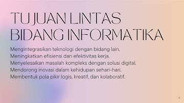 PRAKTIK LINTAS BIDANG INFORMATIKA Stevania x Bsn 3