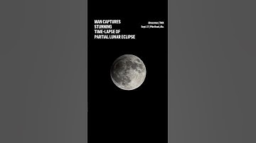 Man captures stunning time-lapse of partial lunar eclipse