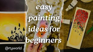 Easy painting ideas for beginners || art compilation