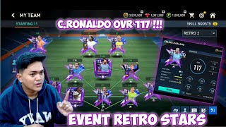 Download lagu BOCORAN EVENT RETRO STARS ! ADA CRISTIANO RONALDO DAN ERLING HALLAND OVR 117 ! - Fifa Mobile 23