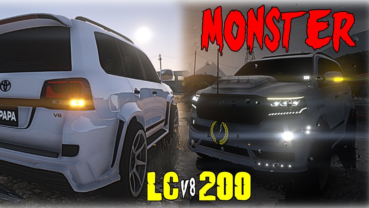 MONSTER LC 200 | V8 | GTA V | MOD BY @zeeshanthegamerz-shano | RED STAR ...