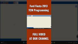 Programming Tcm Transmission Control Module On Ford Fiesta 2013 Obdservice