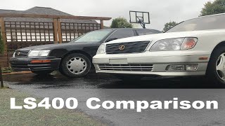 1995 Lexus LS400 vs. 1998 Lexus LS400