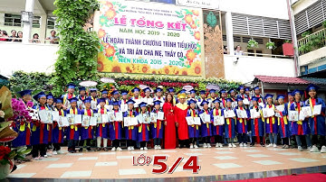 Trường LƯƠNG ĐỊNH CỦA , Lớp 5/4 Lễ ra trường 2020