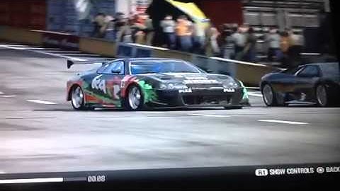 NFS shift 2 unleashed takedown burnout style