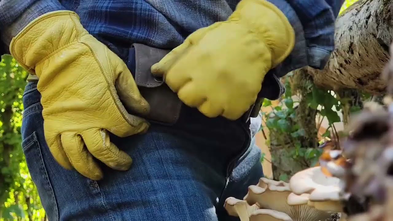 PNWBUSHCRAFT Mushroom Foraging Pouch    Rugged Outdoor Gear for Your Next Adventure