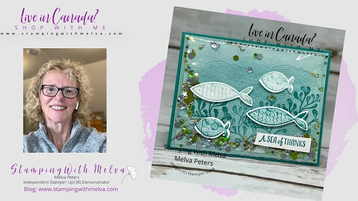Live with Stamping With Melva - Shaker Card - Stam...