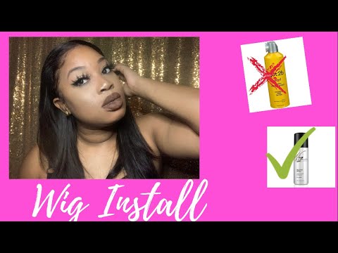 SAVE YOUR EDGES 😱 USE THIS ✨$6 LACE “MELTING” SPRAY✨ ON YOUR WIG INSTALL  👀 Laurasia Andrea Wigs 