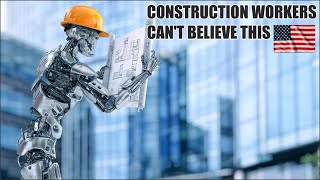 Construction workers can't believe this. Incredible modern construction technology