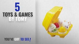 Top 10 Tomy Toys & Games [2018]: Tomy Hide & Squeak Eggs
