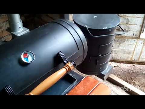 МАНГАЛ С ПЕЧЬКОЙ. ОБЗОР. - YouTube