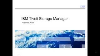 Tivoli Storage Manager (as of 7.1.1) - basic, high-level presentation screenshot 4
