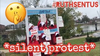 RUTH SENT US SILENT PROTEST LITTLE ROCK ARKANSAS 10.25.20 by Heath Goetsch 350 views 3 years ago 3 minutes, 5 seconds