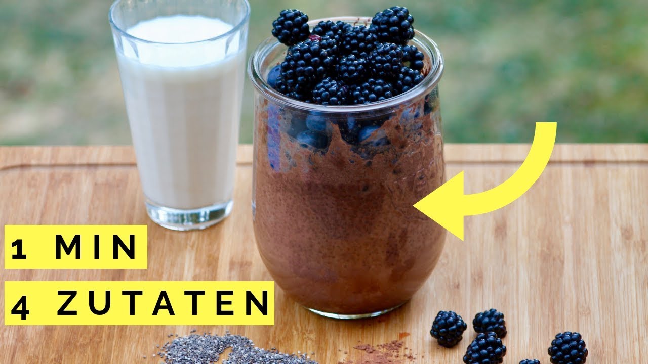 BESTES Chia Schokopudding Rezept I gesunder, low-carb, veganer ...