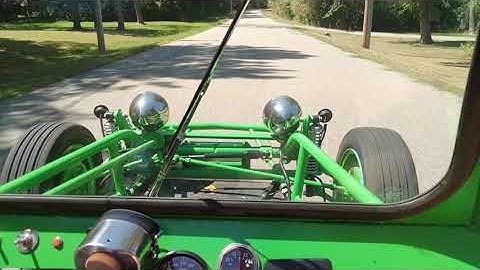 VW Dune Buggy Sand Rail Test Drive(almost ditched it)