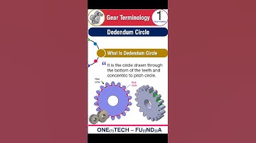 Dedendum Circle  II  Gear  II  Root diameter  II  Root circle  #gear #gears #geardesign