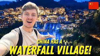 China's Fairytale WATERFALL VILLAGE! | Furong Ancient Town 🇨🇳