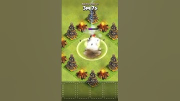 Level-5 inferno tower vs Max lighting spell | How many spells it take to destroy it😁😎#shorts