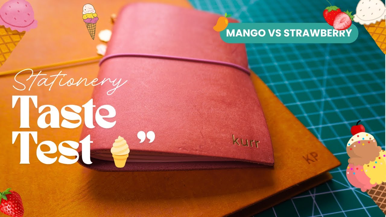 The Sweetest Leather Notebooks Ever? Paper Republic Grand Voyager Ice Cream Edition Review