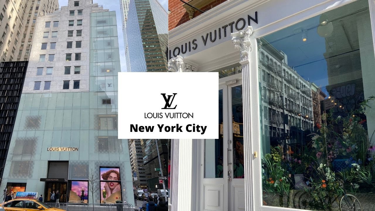 Getting my Louis Vuitton Passport Cover Hot Stamped + LV Stores of New York YouTube