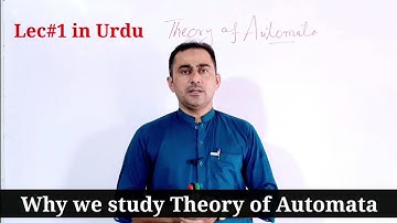 What is Theory of Automata|| easy explanation in Urdu/Hindi jamshed computer academy