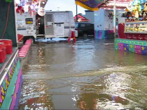 Drumheller Alberta Carnival Flood