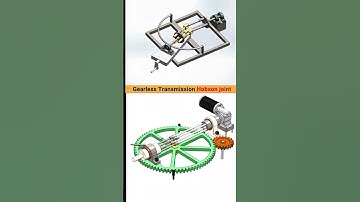 Gearless Transmission Mechanism | Hobson Joint in SolidWorks #automobile