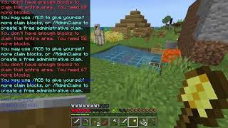 Minecraft SMP Land Claim System in Server How to Claim Land