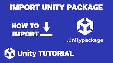 How To Import Unity Package Into Unity | Unity Import Unitypackage File | Unity Tutorial