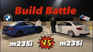 BMW M235i BUILD BATTLE!