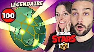 ON OUVRE 100 OEUFS GODZILLA SUR BRAWL STARS ! Encore du LÉGENDAIRE !