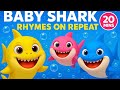 Baby Shark Doo Doo | Rhymes on Repeat | 15 Minutes for Kids 