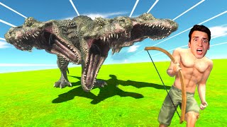 FIGHTING A 3 HEADED TREX?! (Animal Revolt Battle Simulator)
