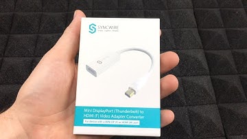 Syncwire Mini DisplayPort/ thunderbolt to HDMI 4K Adapter - Unboxing