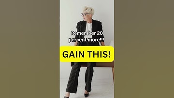 How to REMEMBER MORE! Boost Your Memory by 20% with THIS Simple Trick! 🧠🔥