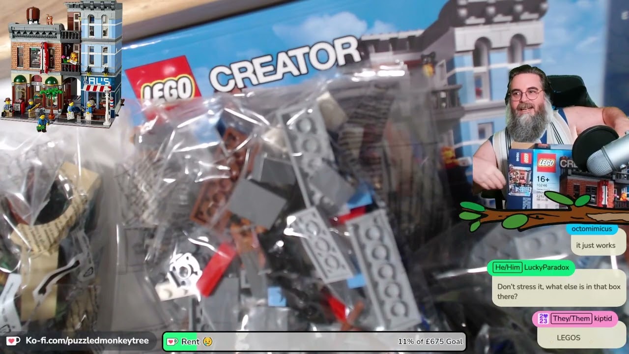 First lego stream in a while - building 10246 Detective's Office