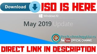 Windows 10 May Update 2019 Version 1903 Offline ISO Download Free | Released Direct Download Link