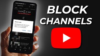 how to block and unblock channels on youtube