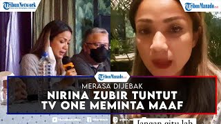 Merasa Dijebak, Nirina Zubir Tuntut TV One Meminta Maaf