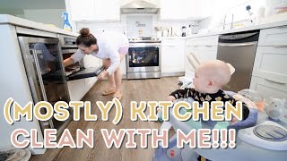 LEARNING TO CLEAN MY HOUSE! 🧼✨😬 | KITCHEN DEEP CLEAN + CLEANING SUPPLIES HAUL | CLEANING MOTIVATION