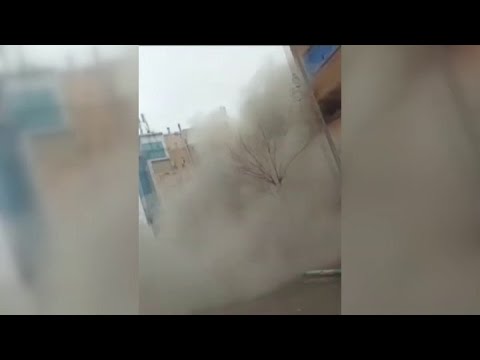 Entire building collapses in Turkey earthquake