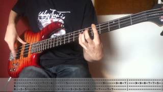 Video thumbnail of "Muse - Supermassive Black Hole (Bass Cover with TABS!)"