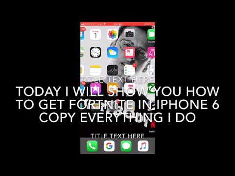 Can You Play Fortnite On Iphone 6 2019 | V Bucks Fortnite ...